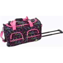 ROCKLAND PRD322-HEART1 22 Inch ROLLING DUFFLE BAG