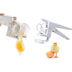 Egg Cracker With Egg Separating Attachment