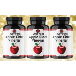 Angry Supplements Just Pure Apple Cider Vinegar (1, 2, or 3-Pack)