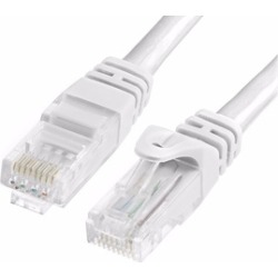Cmple - CAT 6 500MHz UTP ETHERNET LAN NETWORK CABLE - 5 FT White