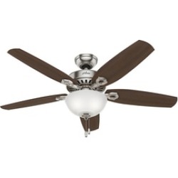 Hunter Fan 53090 Builder Deluxe Fan Nickel 52 In.