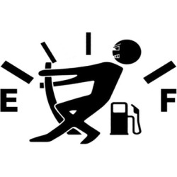 10CM*14CM Funny Car Stickers High Gas Consumption Decal Description: