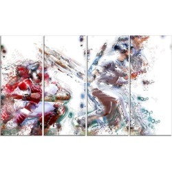 Baseball Strike - Large Sport Canvas Art Print