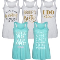 Women's Bride To Be and Bridal Party Tank