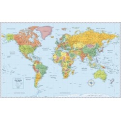 Advantus Corporation RM528012754 M-Series Full-Color World Map