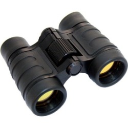 Compact Ruby Coated Binoculars Set w/ Cleaner