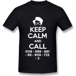 Keep Calm And Call, Mens Printed T-Shirt