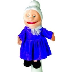 Sunny Toys GL1201 Grandma Glove Puppet 14 in