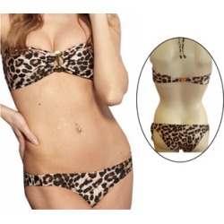 Sexy Halter Bandeau Tie Side Brazilian Back Bikini