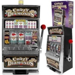 Crazy Diamonds Slot Machine Bank