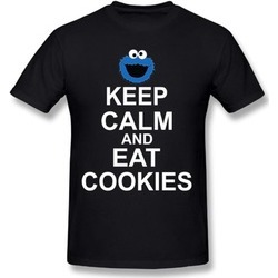 Keep Calm And Eat Cookies, Best Quality Custom T-shirt