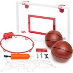 Hangable Mini Basketball Board w/ Hoop, Ball Pump, Tools