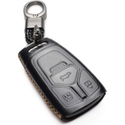 Leather Smart Key Fob Case for AUDI TT, A4, A5, Q7, SQ7 by VITODECO