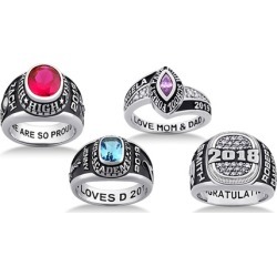Personalized Women's and Men's Class Rings from Limogés Jewelry (Up to 50% Off)