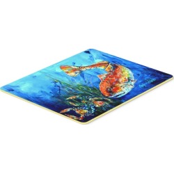 Carolines Treasures 8736JCMT Fish Red Fish Kitchen Or Bath Mat