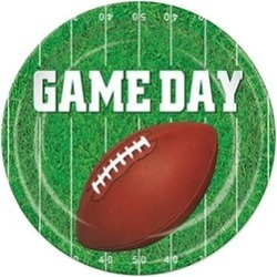 Beistle 58034 Game Day Football Plates Pack Of 12