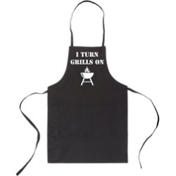 I Turn Grills On Unisex Two Pocket Adjustable Apron