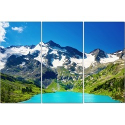 Split Canvas Art Set 12"x24" 3 Pieces Mountain With A View