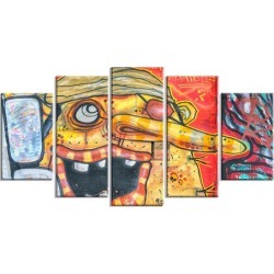 Funny Street Art - Graffiti Canvas Art Print