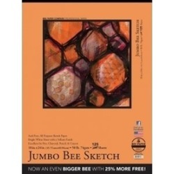 Bee Paper B827T100-1824 18 x 24 in. Jumbo Bee Sketch Pad