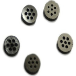 Black Honeycomb Glass Screen Made On Pure Glass, Size On 3/8 Inch