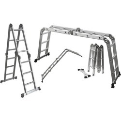 12' Lightweight Multi-Purpose Aluminum Folding Ladder