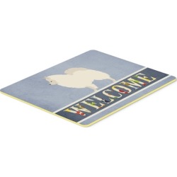 Carolines Treasures BB8317CMT German Spitz Welcome Kitchen or Bath Mat - 20 x 30
