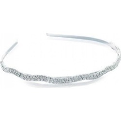 Bling Jewelry Wavy Bridal Headband Gatsby Inspired Hair Jewelry