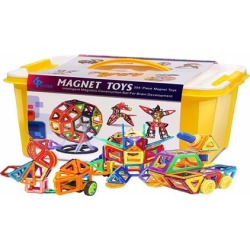 254 PCS Magnetic Building Blocks Magnets Toys for boys and girls : image 254 PCS Magnetic Building Blocks Magnets Toys for boys and girls