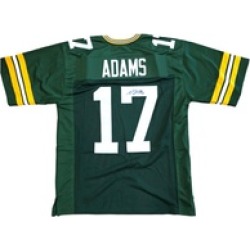 Green Bay Packers Davante Adams Autographed Custom Green Jersey