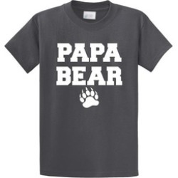 Comical Shirt Men's Papa Bear T Shirt Cute Fathers Day Gift Tee T-Shirt