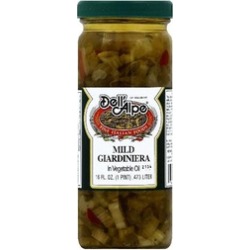 Dell Alpe Mild in Vegetable Oil Giardiniera, 16 OZ (Pack of 12)