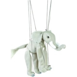 Sunny Toys WB339 16 in. Baby Elephant, Marionette Puppet