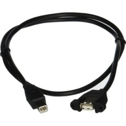 Cables To Go 28069 3Ft Usb 2.0 A Female To B Male Panel Mount Cable