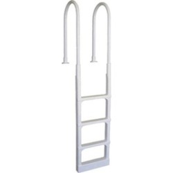 Main Access 200300 Ground In Pool Ladder With Mounting Flanges White