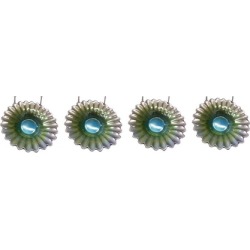 Biedermann & Sons H907 Pearlized Glass Sunflower Plate Holder