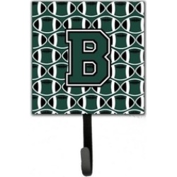 Carolines Treasures CJ1071-BSH4 Letter B Football Green & White Leash