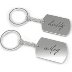 Hubby And Wifey Couple Key Chain His And Hers Key Rings Keychains