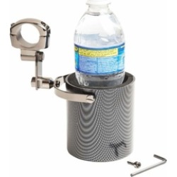 Diamond Plate Graphite Design Motorcycle Cup Holder