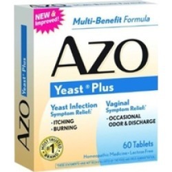 AZO Yeast Tablets 60 Tablets