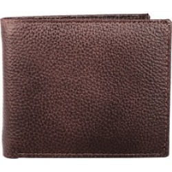 10 Credit card SD/SIM Card Slots Genuine Leather Brown Men's Wallet