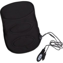 Zone Tech Heated Back Massage Chair Cushion Car Home Pad with AC Adapt