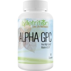 Lyfetrition Alpha GPC 60 Count Premium Nootropic