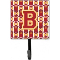 Carolines Treasures CJ1070-BSH4 Letter B Football Cardinal & Gold Leash