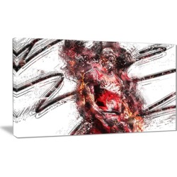 Basketball Winning - Large Sport Canvas Art Print