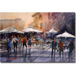 Ryan Radke 'Outdoor Market - Rome' Canvas Art