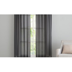 Infinity Rod Pocket Sheer Window Curtain Panel Pair
