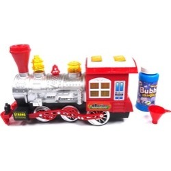Bubble Blowing Toy Train - Battery Powered Steam Bubbles Locomotive En