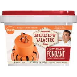 Orange Fondant - Buddy Valastro Foods Ready-to-Use Vanilla Fondant