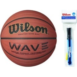 Wilson Wave Official Solution Game Basketball 29.5" w/ Pump